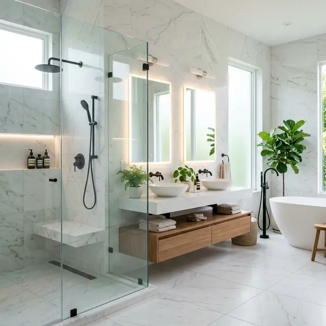 Presupuesto de reforma de baño en Madrid - Baño moderno